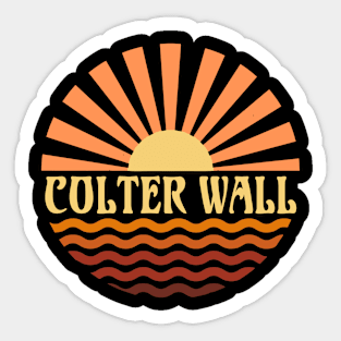 Graphic Circles Colter Name Lovely Styles Vintage 70s 80s 90s Sticker